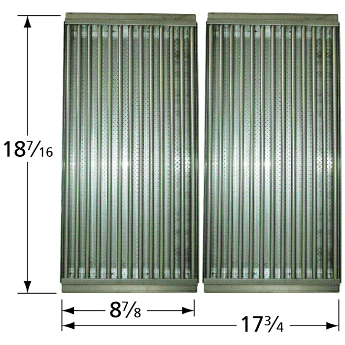 Char Broil Stamped Stainless Steel Cooking Grate Emitter Tray